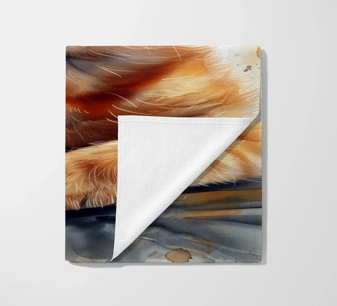 Gattino zenzero telo mare da Justyna Jaszke JBJart