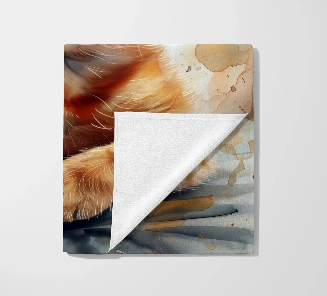 Gattino zenzero telo mare da Justyna Jaszke JBJart