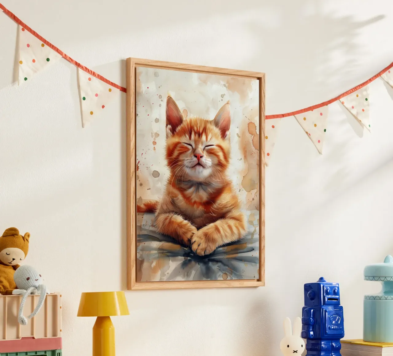 Gattino zenzero plexiglass da Justyna Jaszke JBJart