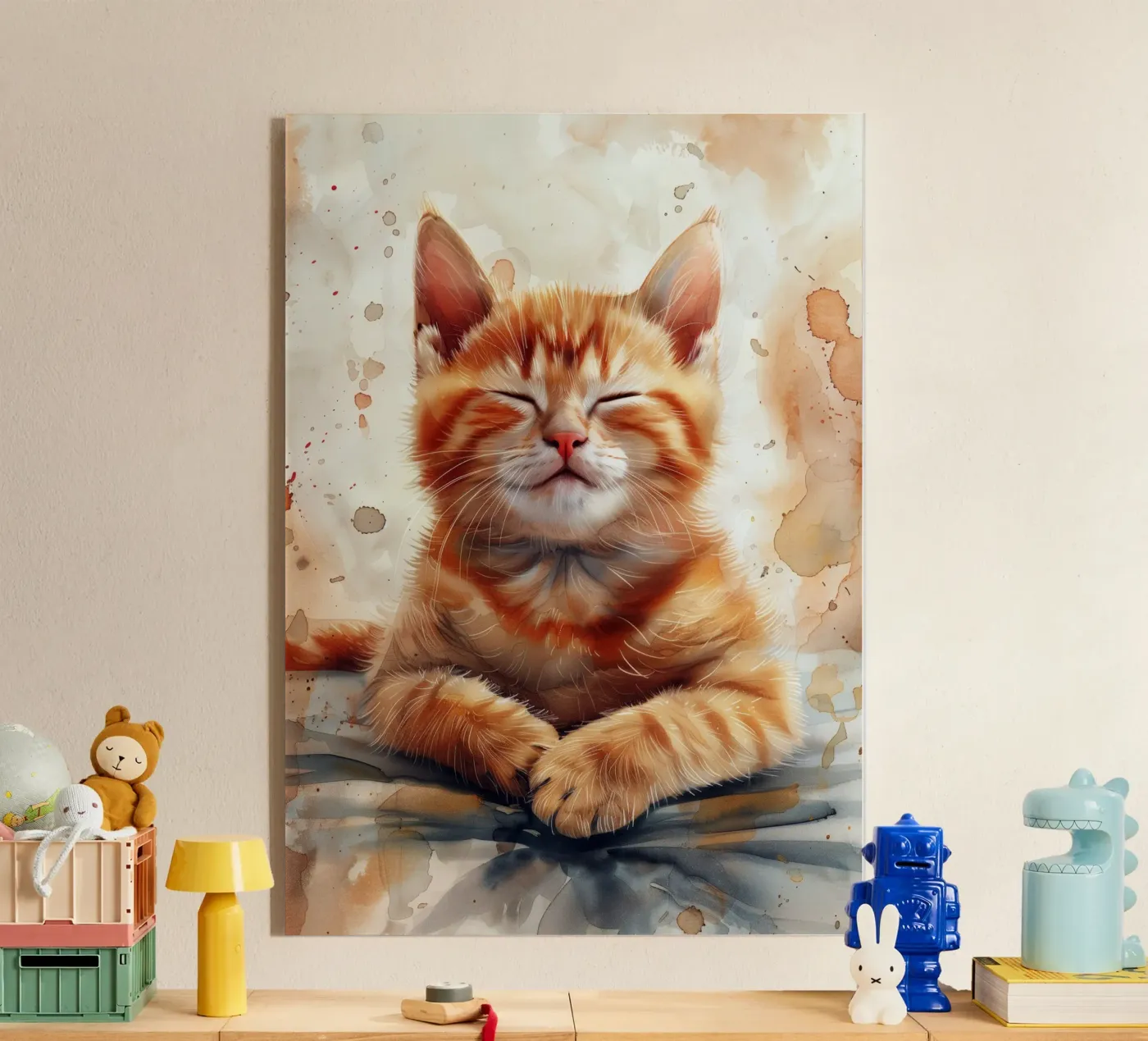 Gattino zenzero plexiglass da Justyna Jaszke JBJart