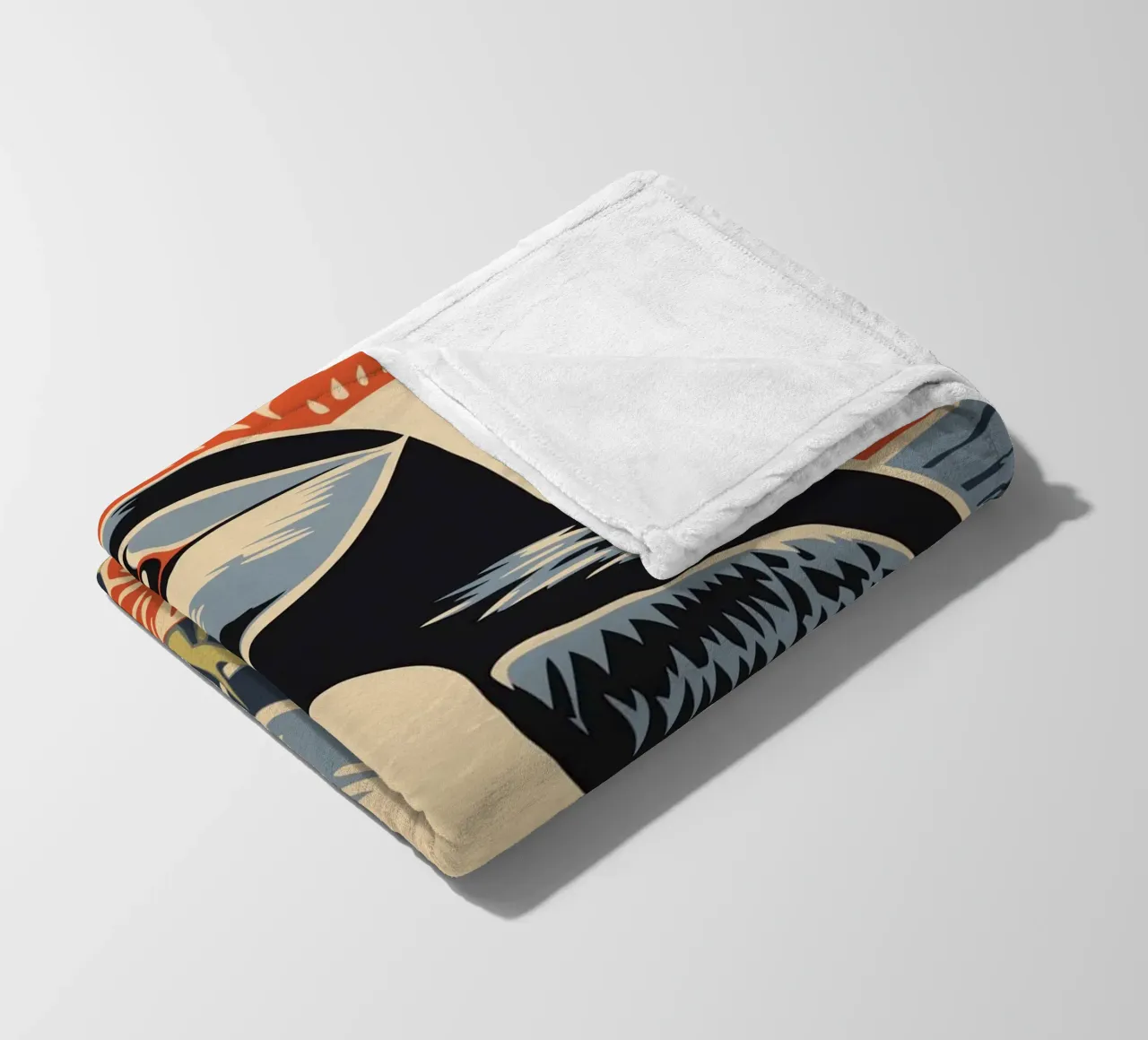 Poster di viaggio sull'Islanda coperta in pile da Autofocus