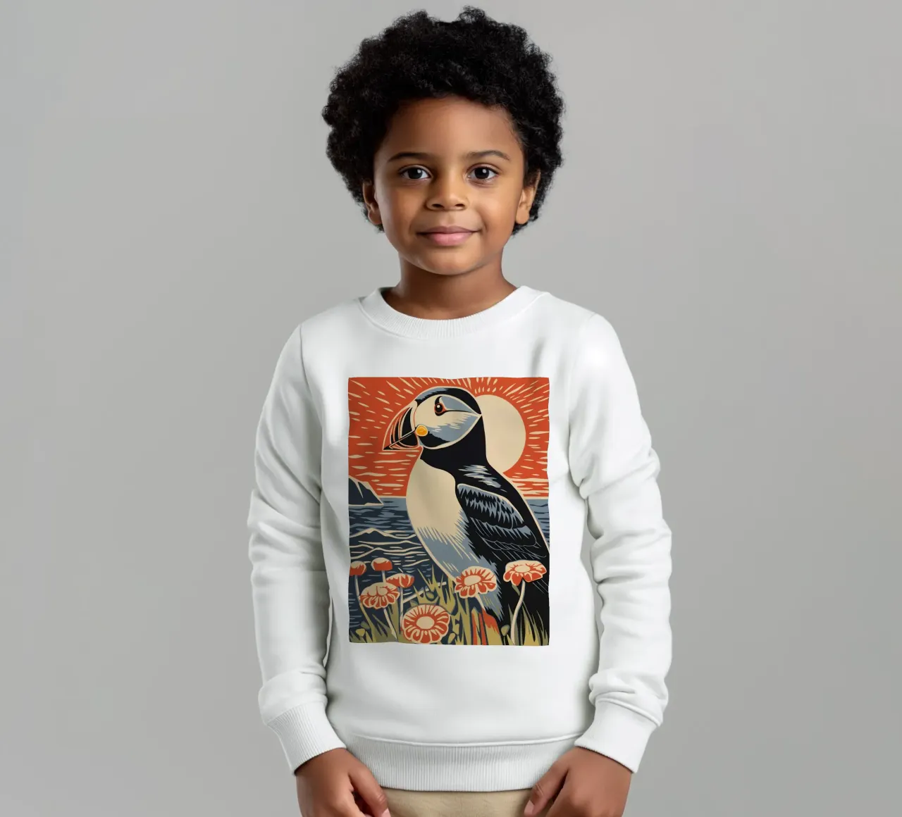 Poster di viaggio sull'Islanda felpa bambino da Autofocus