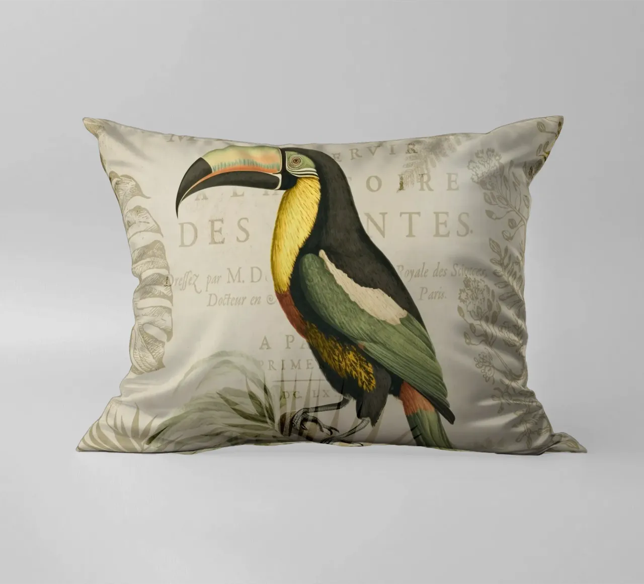 Paradiso tropicale dei tucani cuscino da Andrea Haase Vintage World