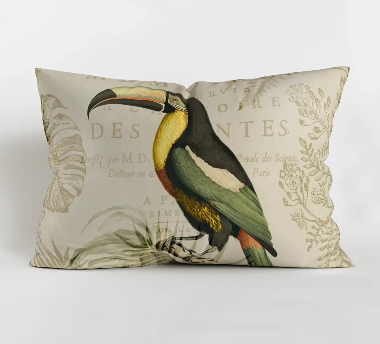 Paradiso tropicale dei tucani cuscino da Andrea Haase Vintage World
