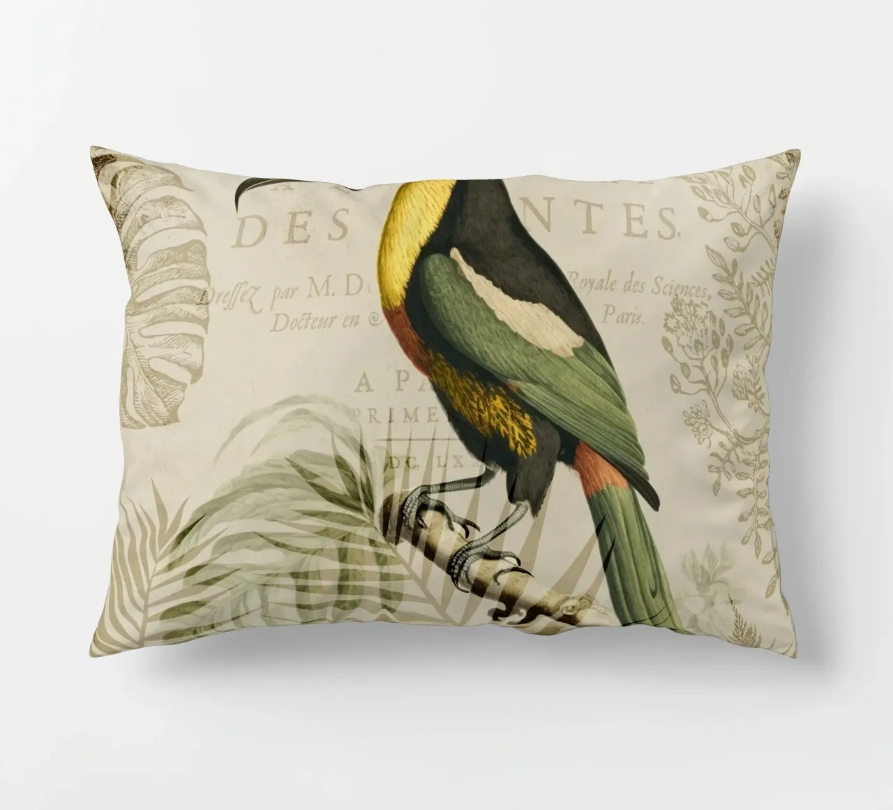 Paradiso tropicale dei tucani cuscino da Andrea Haase Vintage World