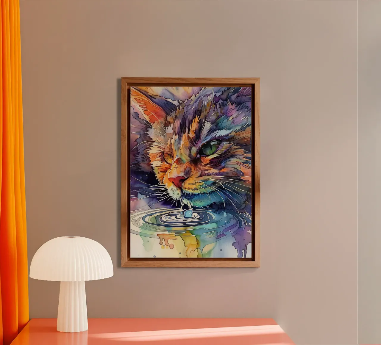 Acqua potabile per gatti alluminio dibond da Justyna Jaszke JBJart