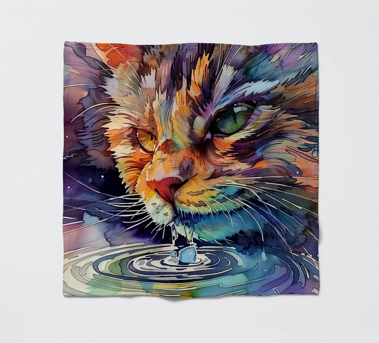 Acqua potabile per gatti coperta in pile da Justyna Jaszke JBJart