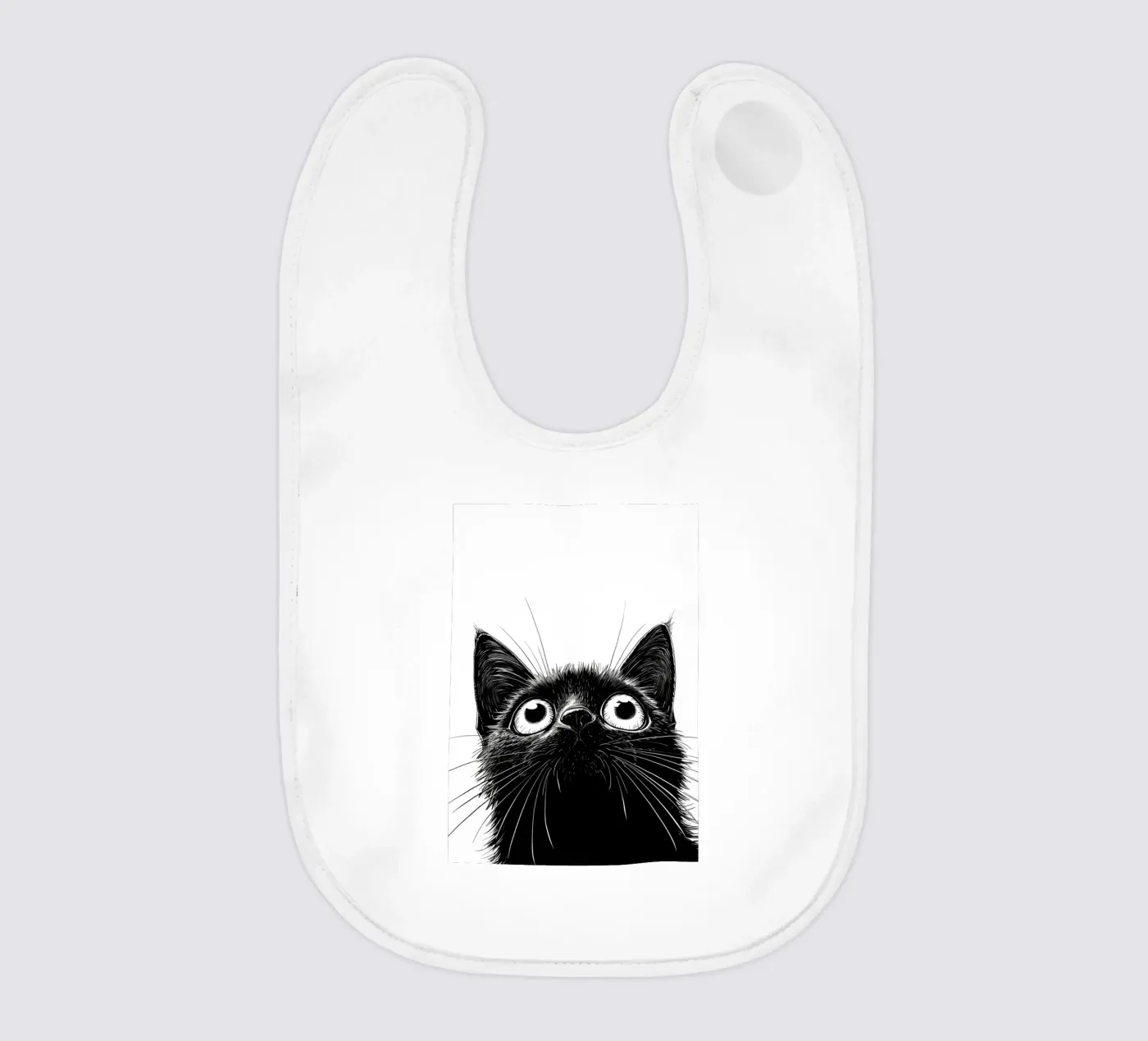 Gatto nero bavaglino da Justyna Jaszke JBJart