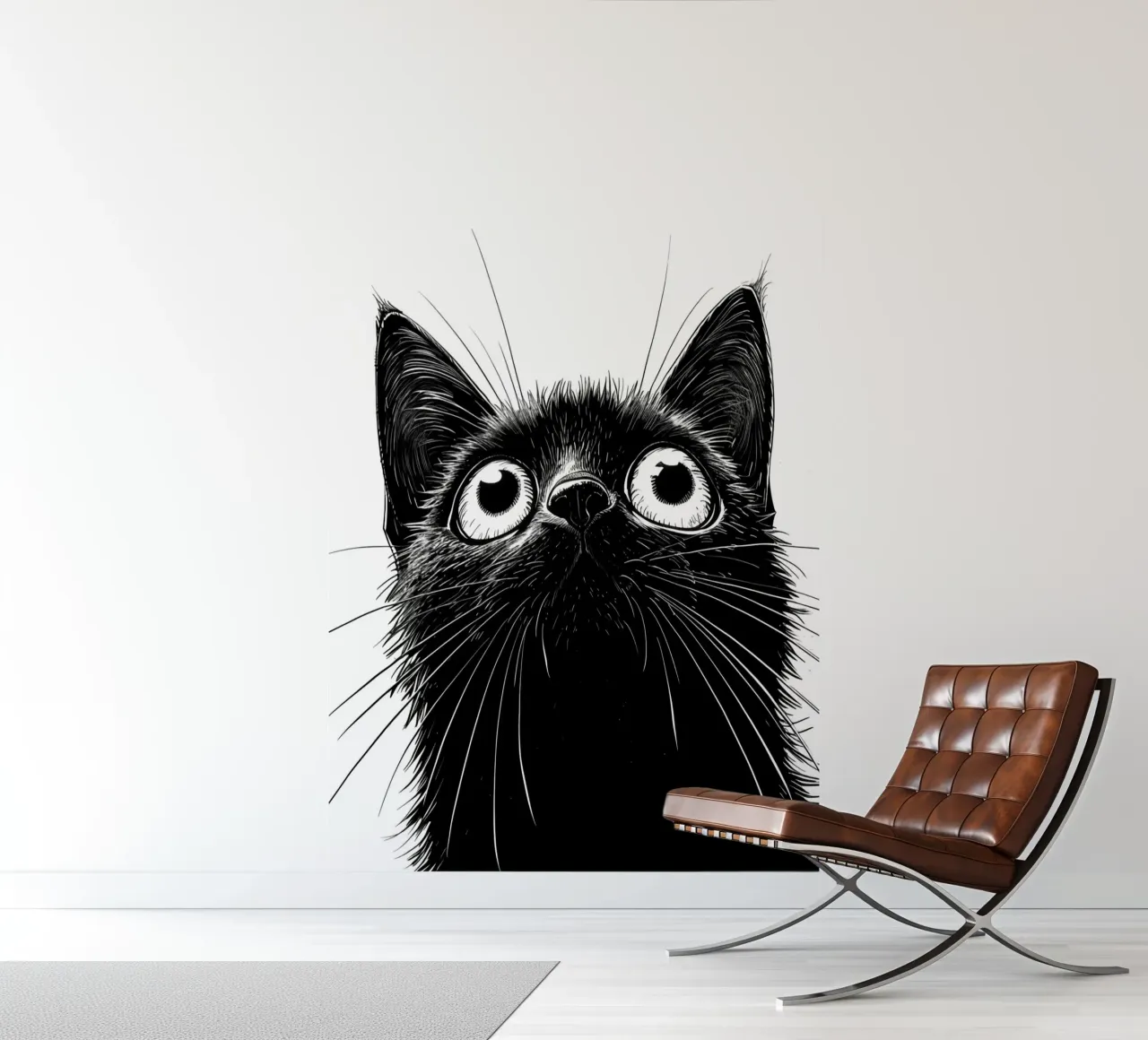 Black kitty photo wallpaper by Justyna Jaszke JBJart