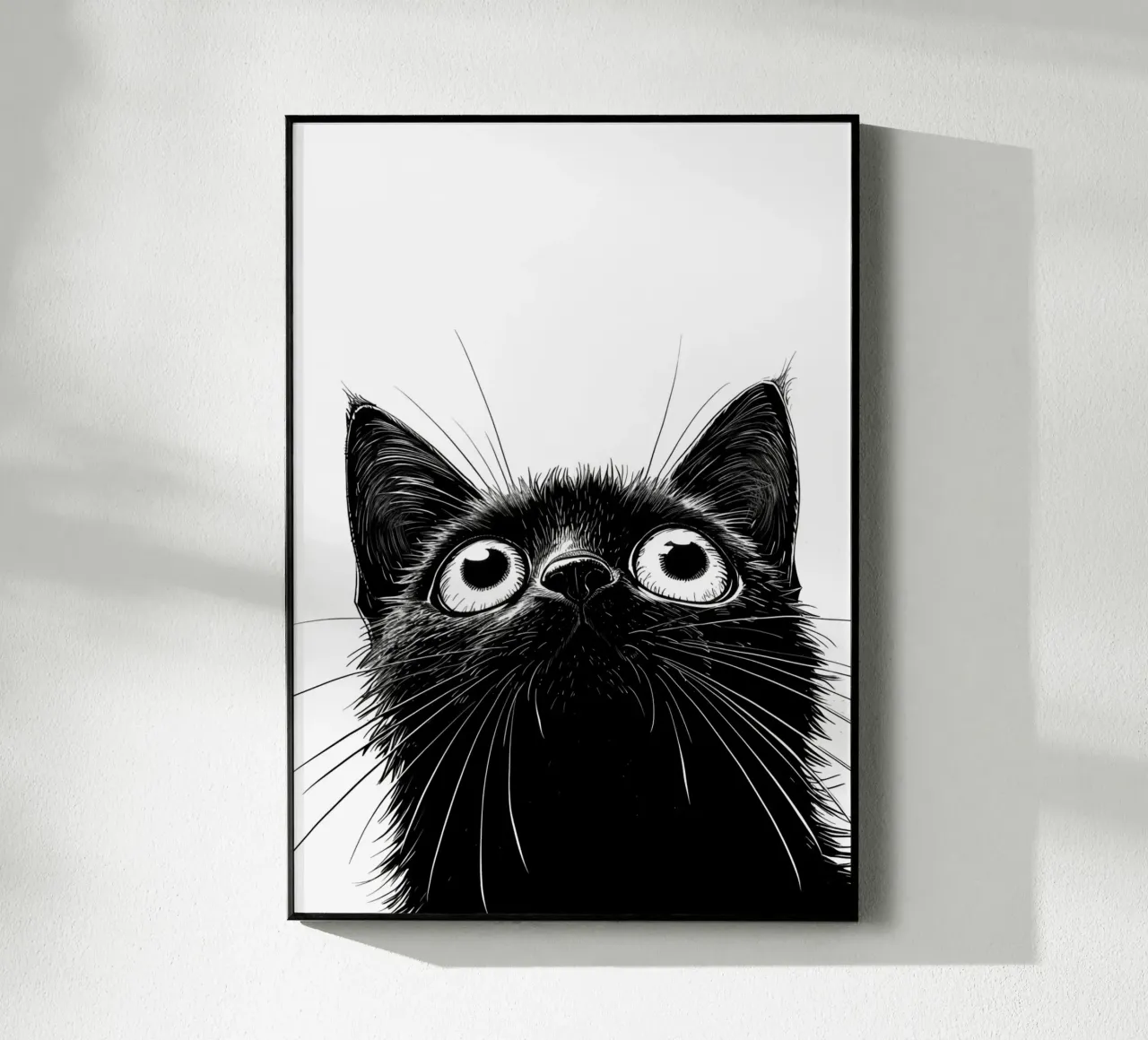 Gatto nero plexiglass da Justyna Jaszke JBJart