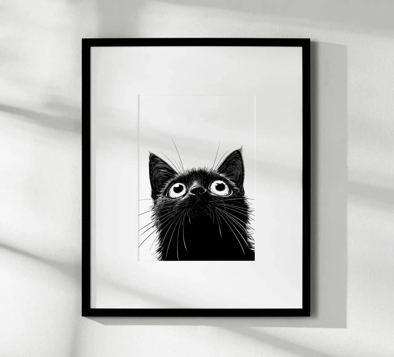Gatto nero poster da Justyna Jaszke JBJart
