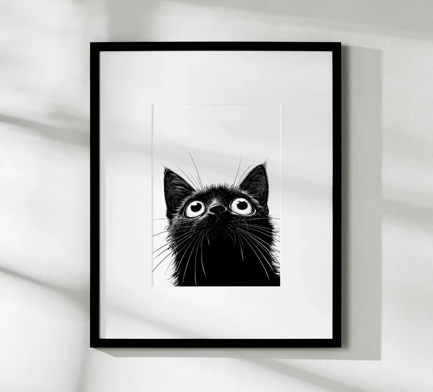 Gatto nero poster da Justyna Jaszke JBJart