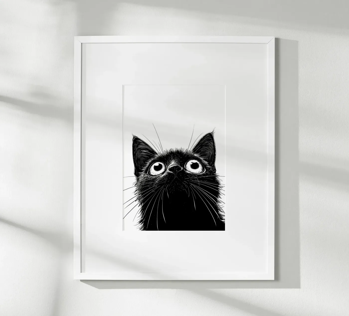 Gatto nero poster da Justyna Jaszke JBJart