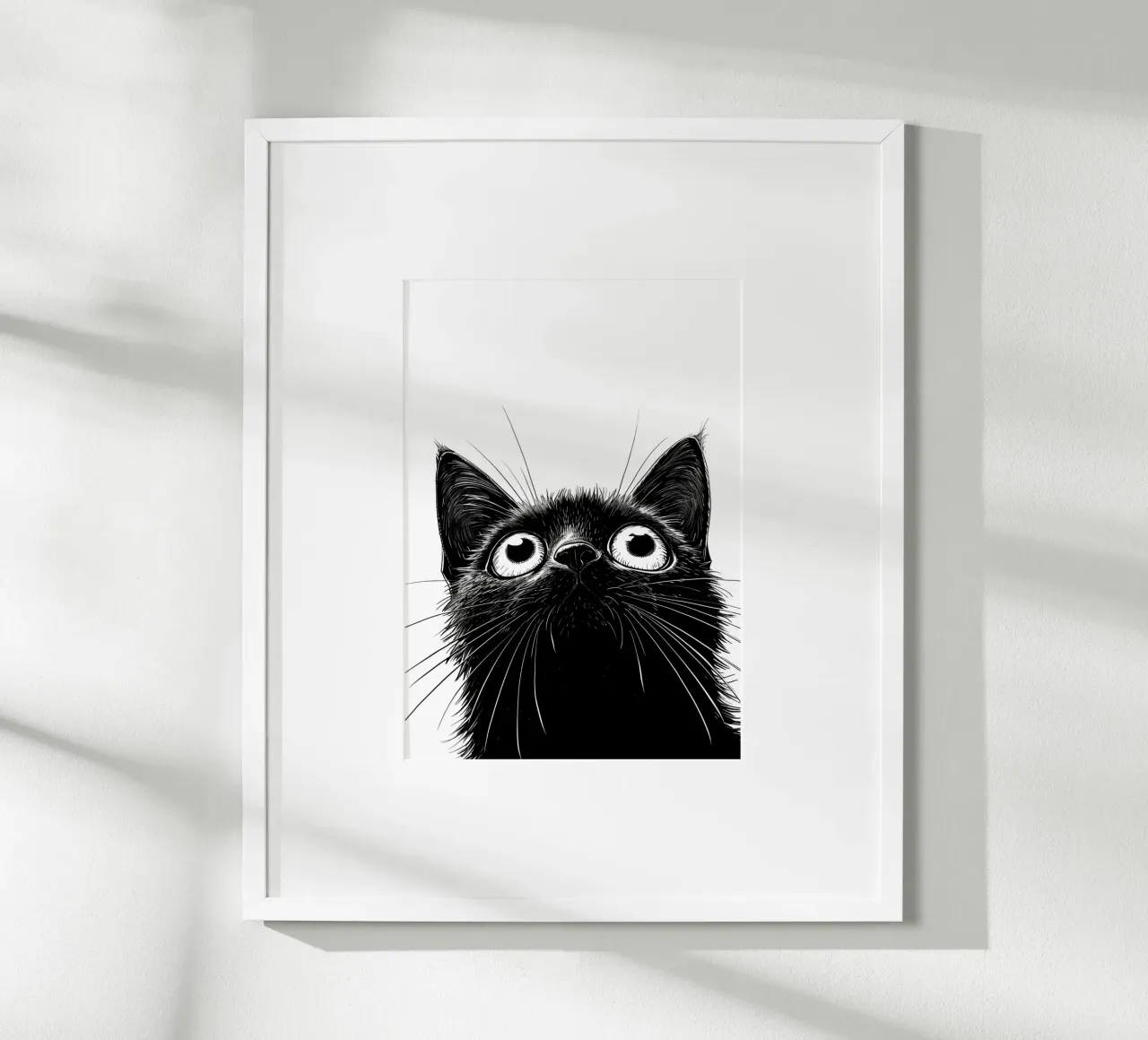 Gatto nero poster da Justyna Jaszke JBJart