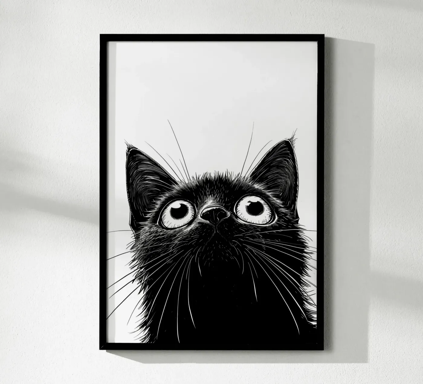 Gatto nero poster da Justyna Jaszke JBJart