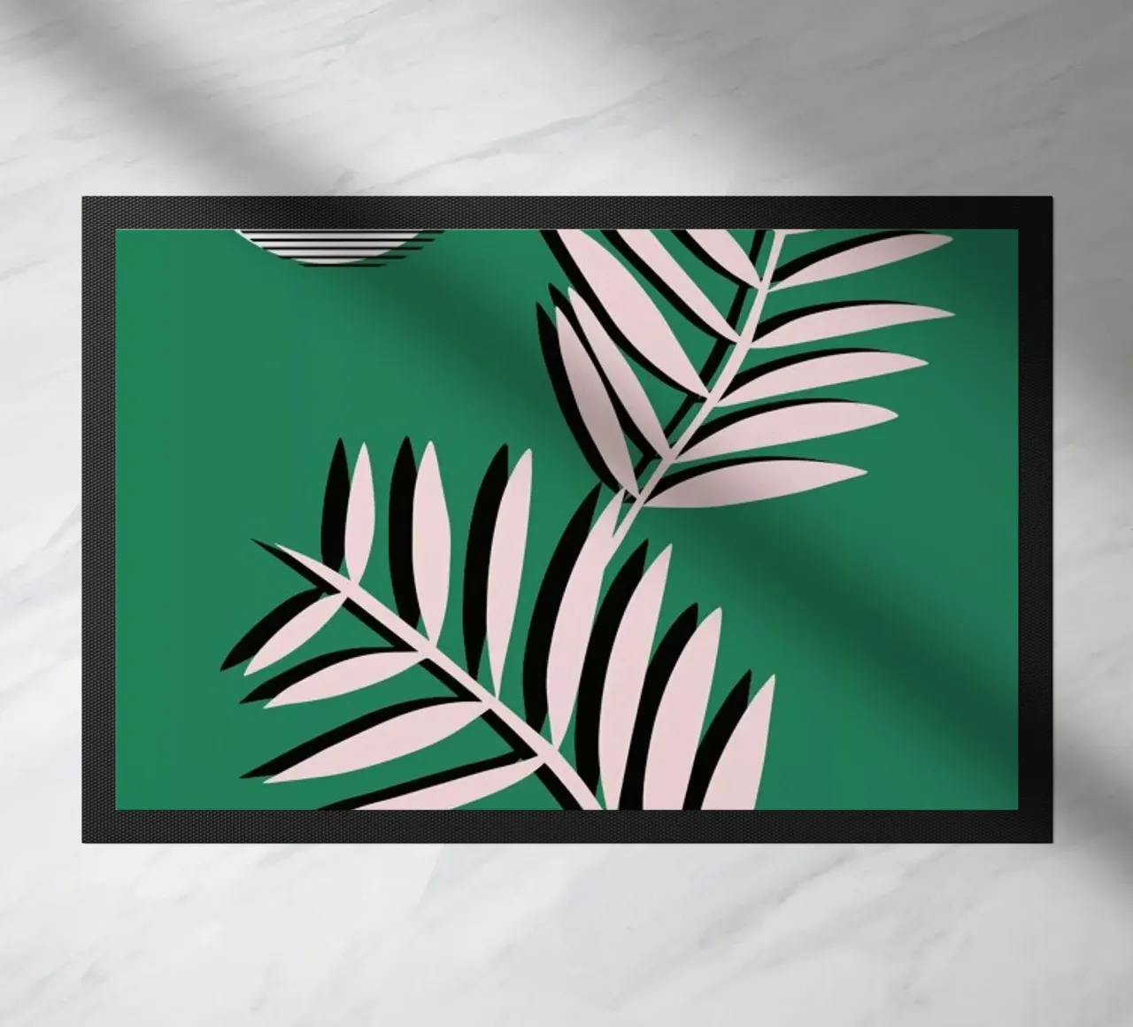 Palm Leaves in Moonlight zerbino da Linda Gobeta