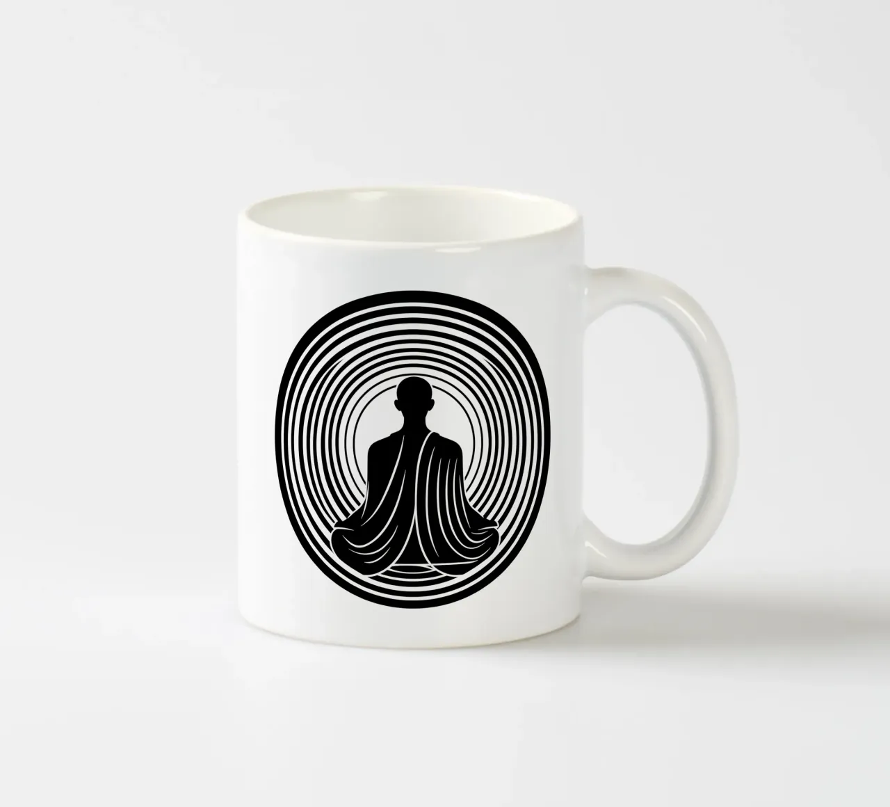 Meditazione | Lineart tazza in ceramica da Autofocus