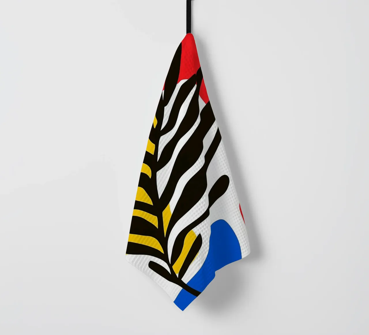 Decorative Matisse Style Cutout Negative Space torchon de Autofocus