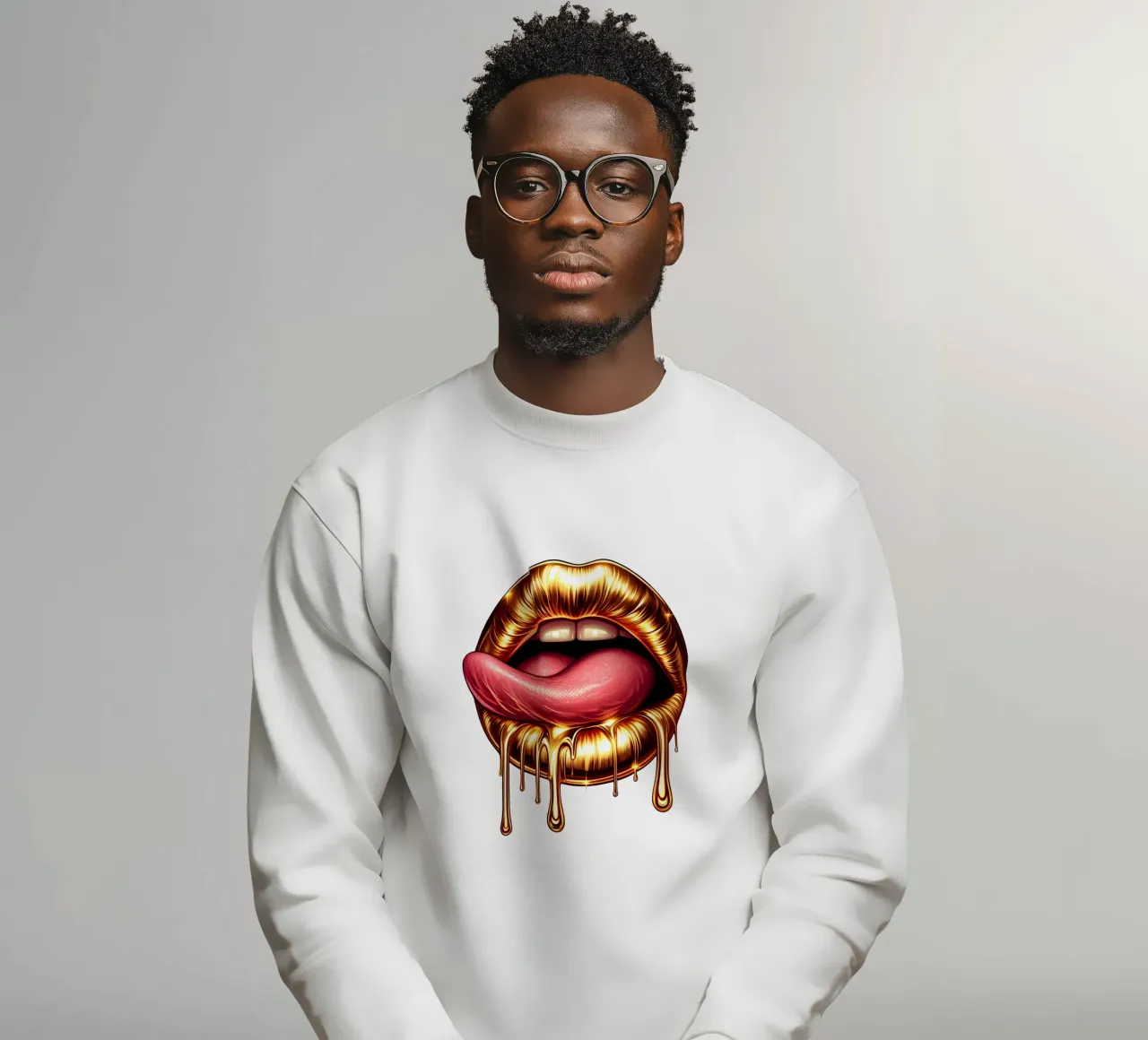 LABBRA E LINGUA felpa da ARTOMATIC