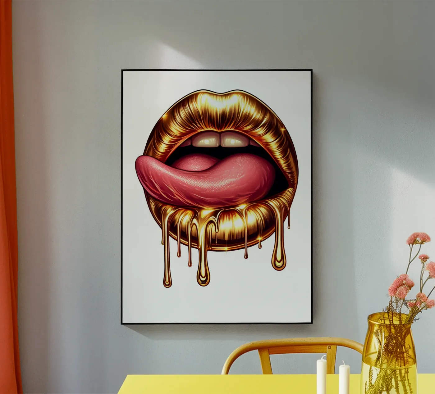 LIPS AND TONGUE plexiglass da ARTOMATIC