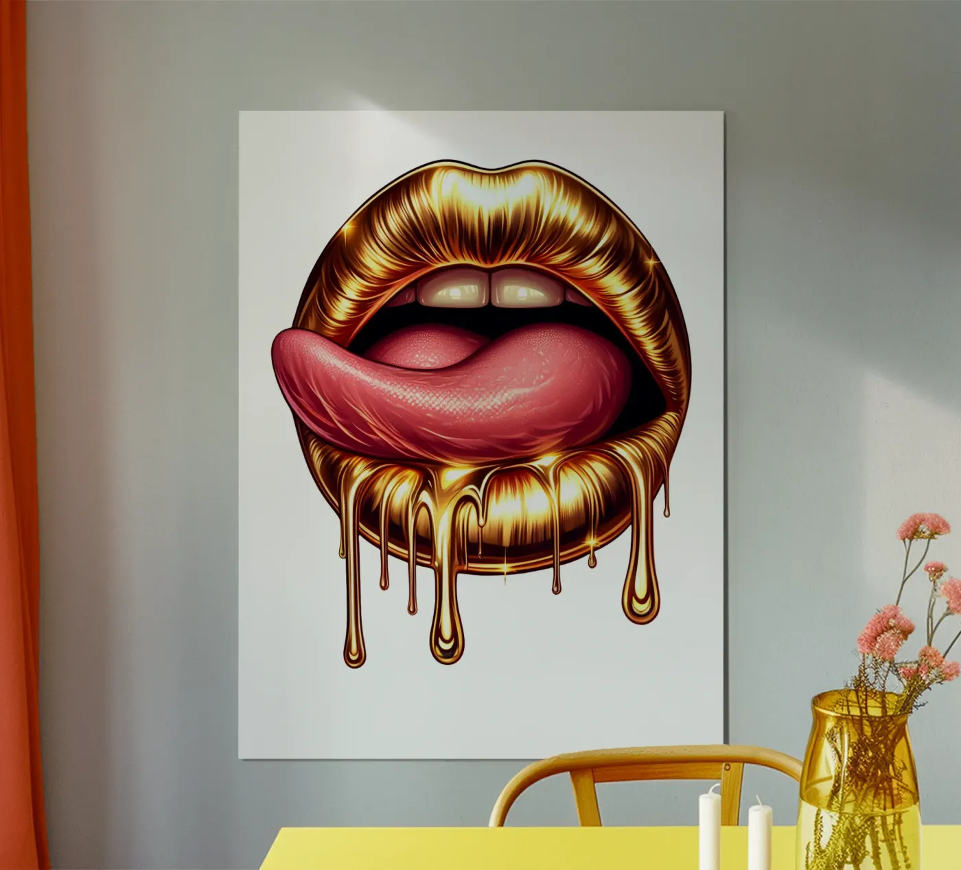 LABBRA E LINGUA poster da ARTOMATIC