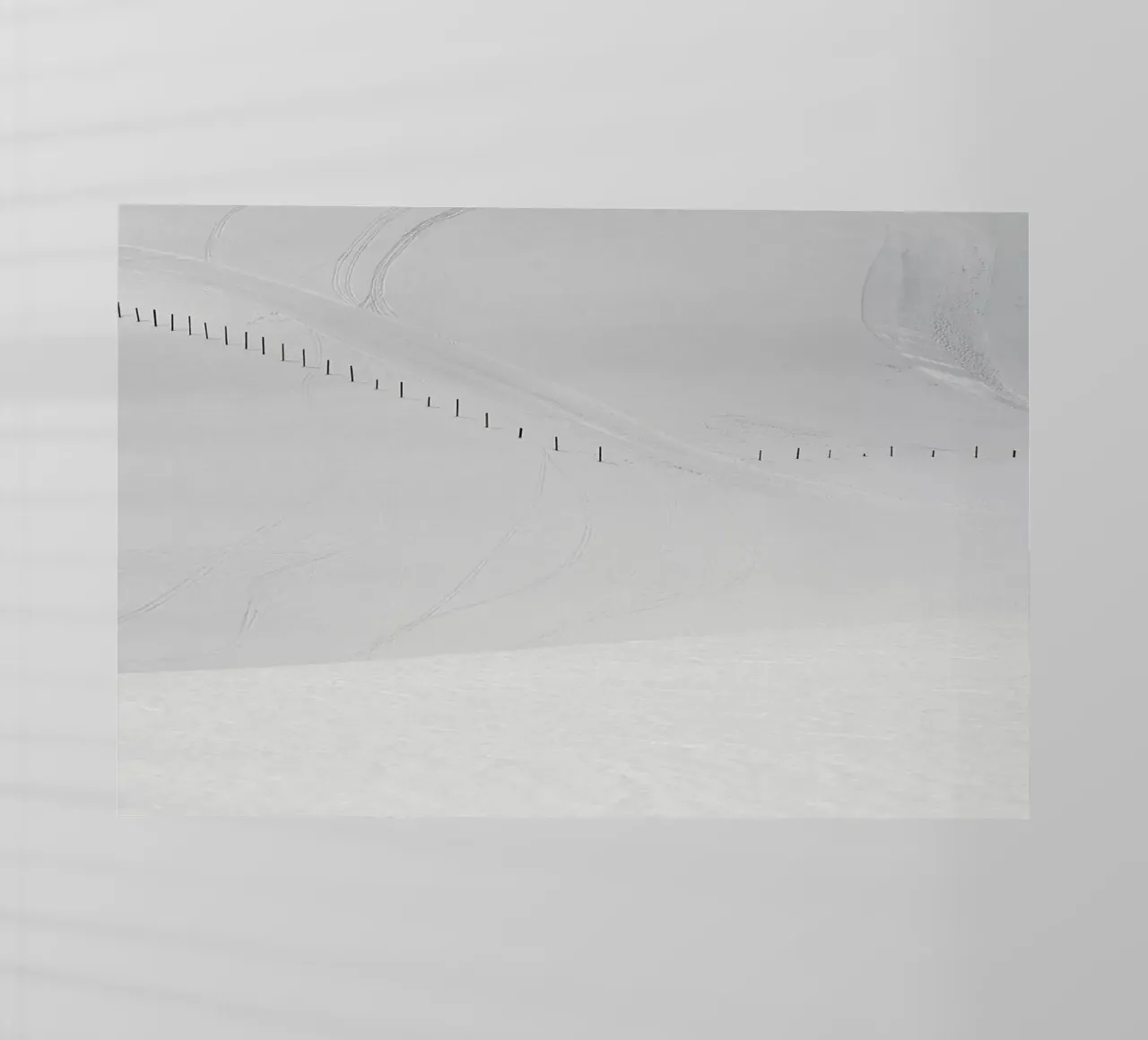 Lines in the Snow pellicola backlit da Nur Mut