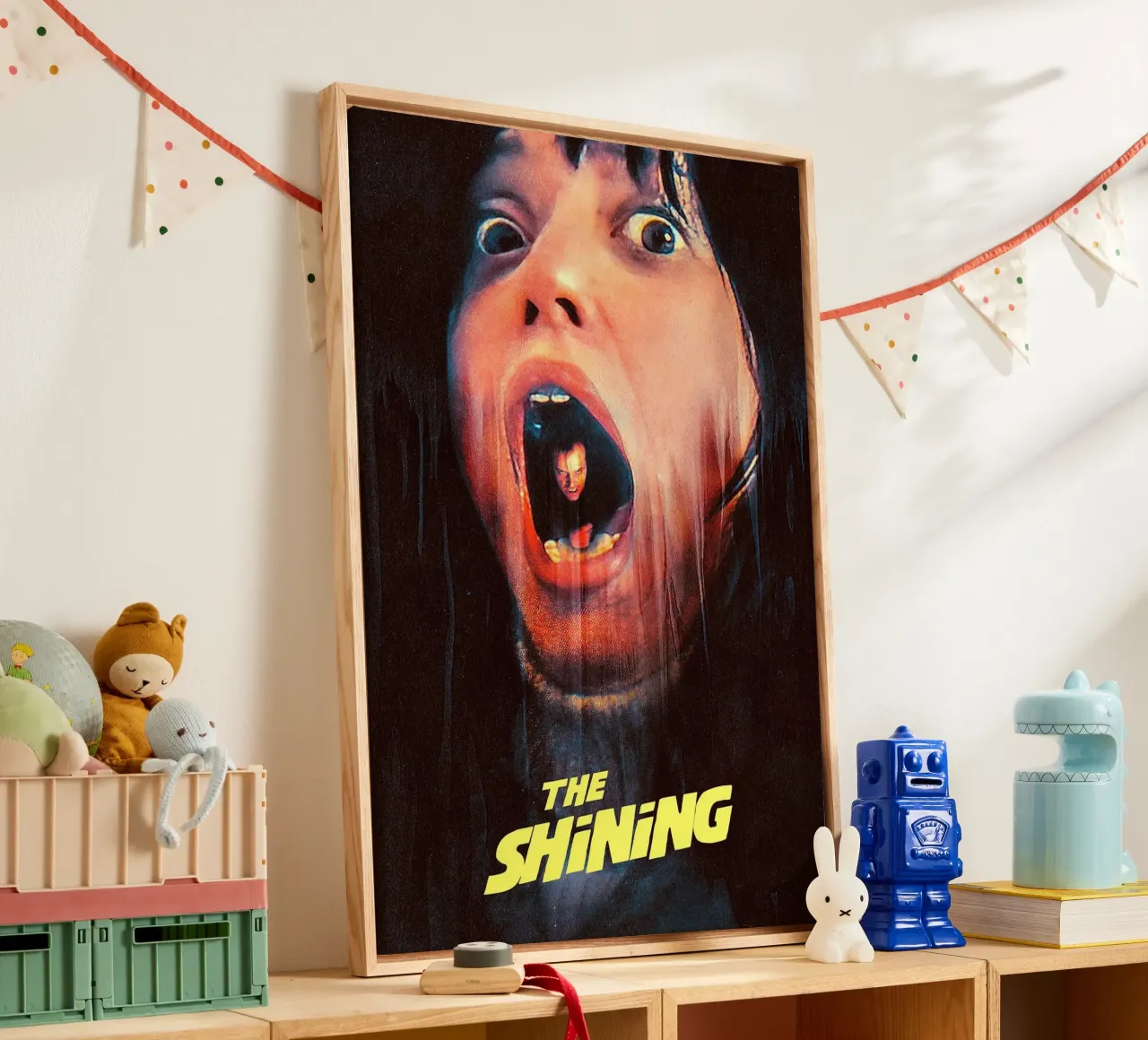 The Shiningg / Redrum tela con Cornice a cassetta da Attaboy Dsgn