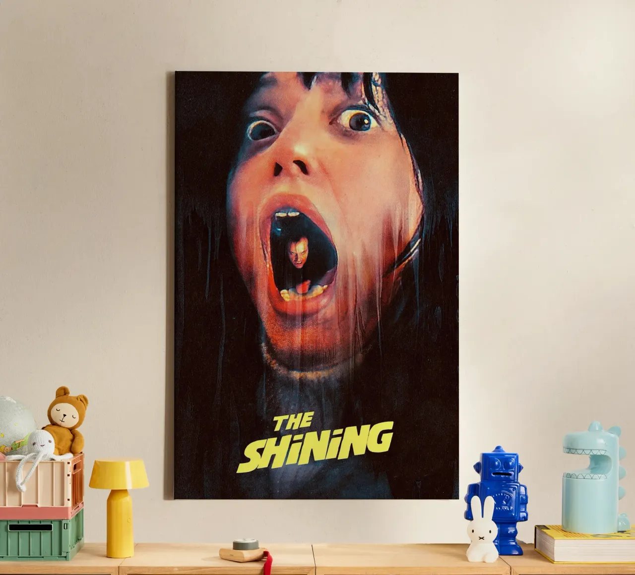The Shiningg / Redrum tela con Cornice a cassetta da Attaboy Dsgn