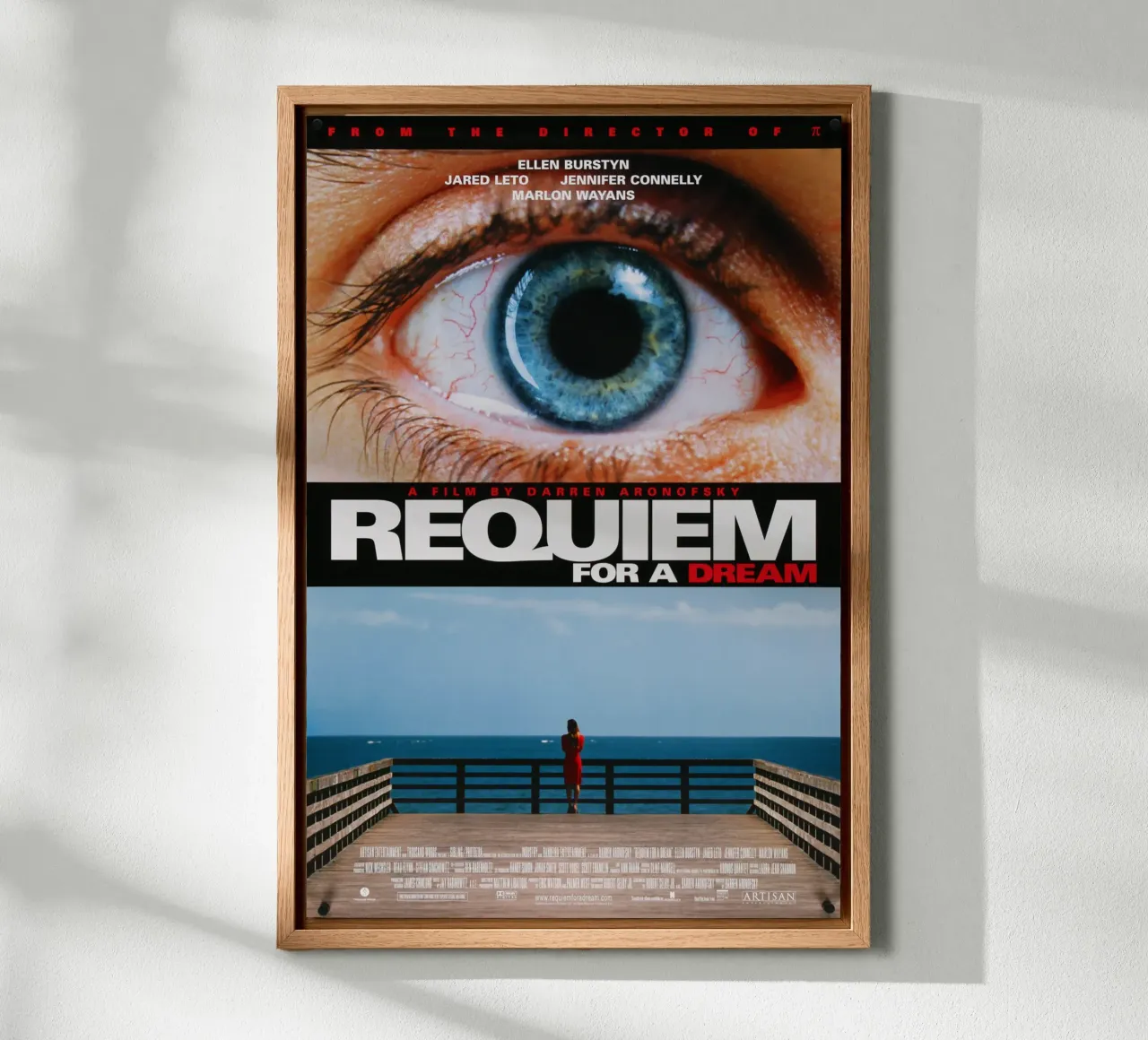 Requiem for a Dream tela con Cornice a cassetta da Attaboy Dsgn