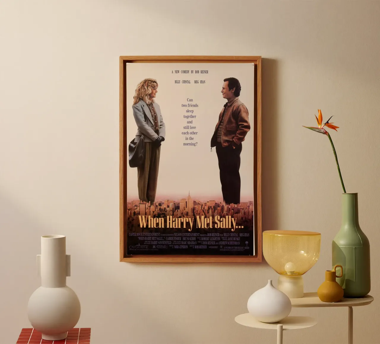 When Harry Met Sally canvas met Baklijst van Attaboy Dsgn