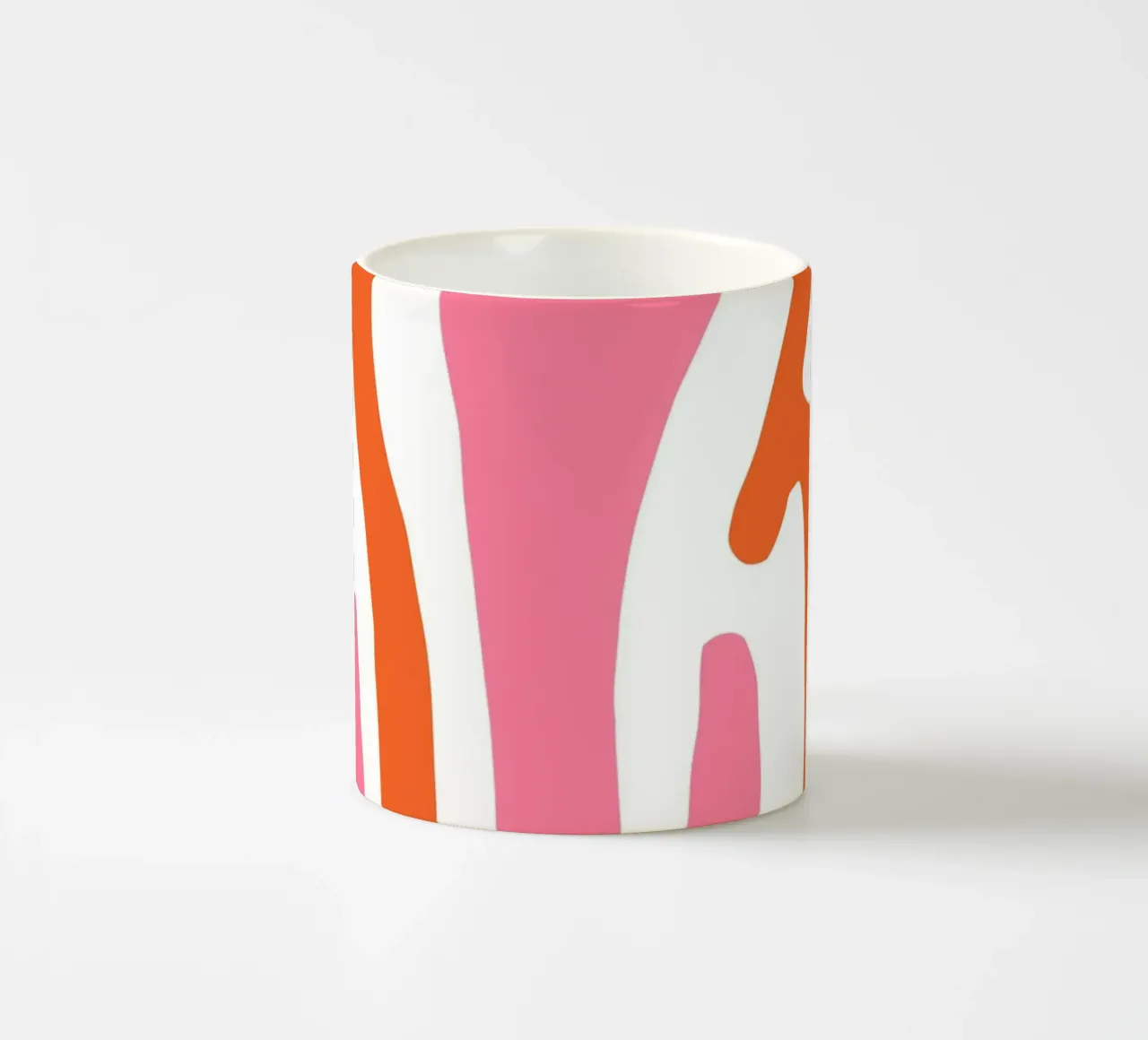 Zebra rosarot Keramik Tasse von BAINAI
