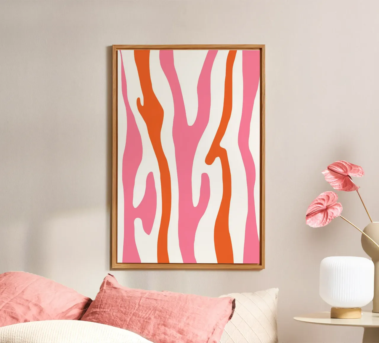 Zebra rosarot alluminio dibond da BAINAI