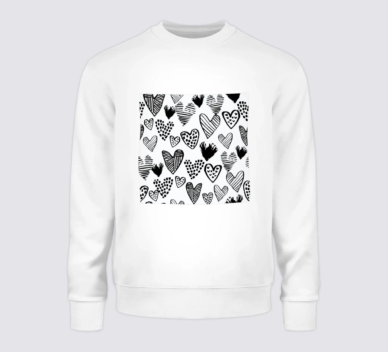 Valentines B&W felpa da Charlotte Winter