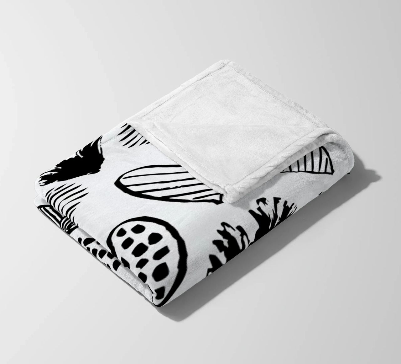 Valentines B&W coperta in pile da Charlotte Winter