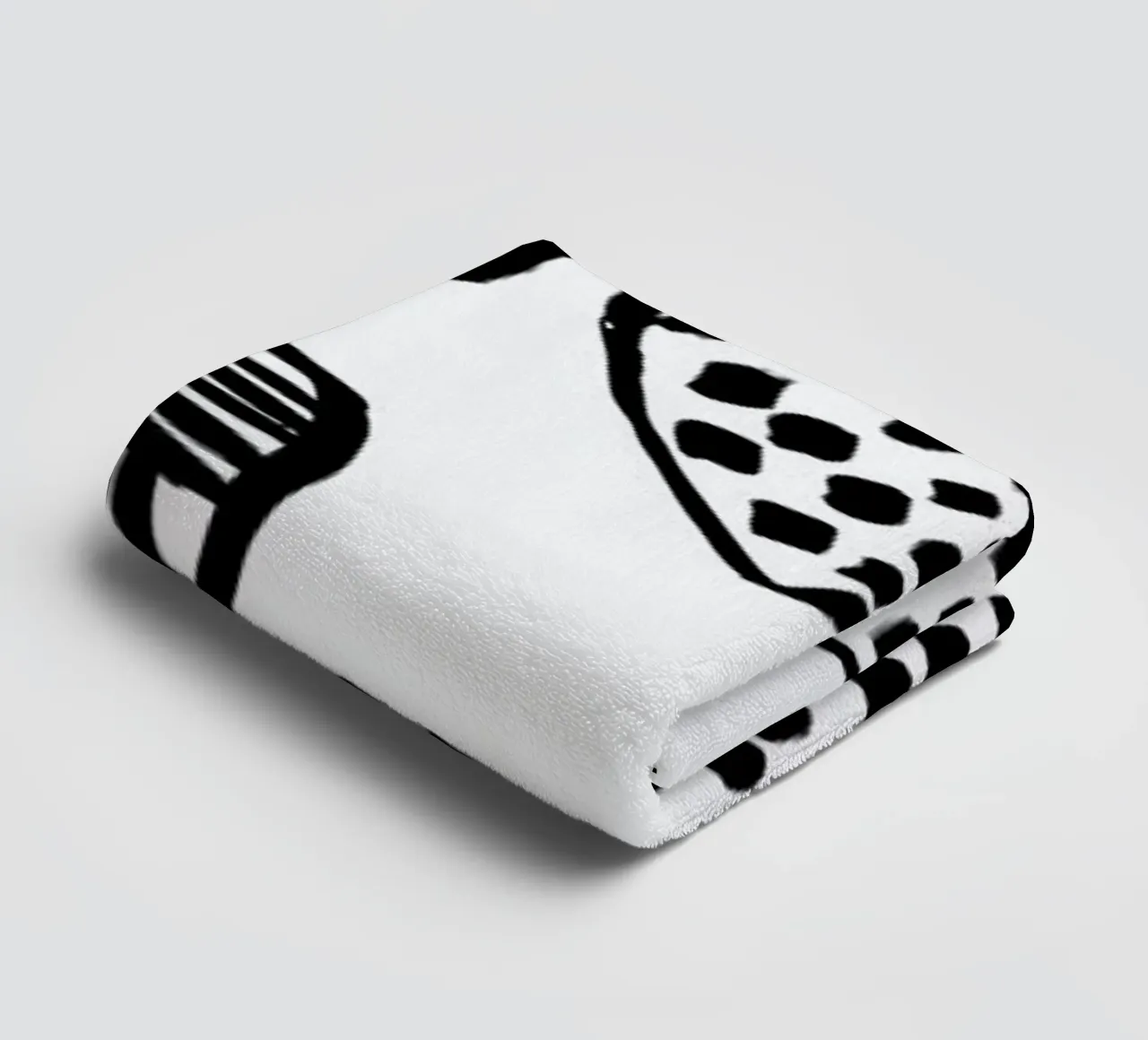 Valentines B&W asciugamano da bagno da Charlotte Winter