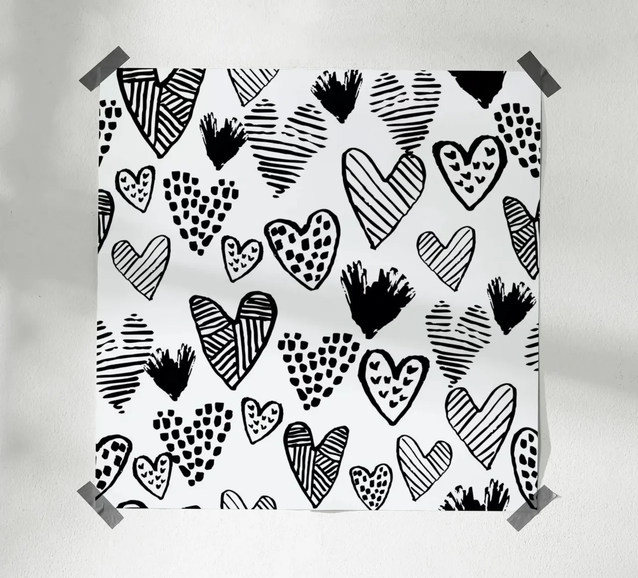 Valentines B&W carta hahnemühle da Charlotte Winter