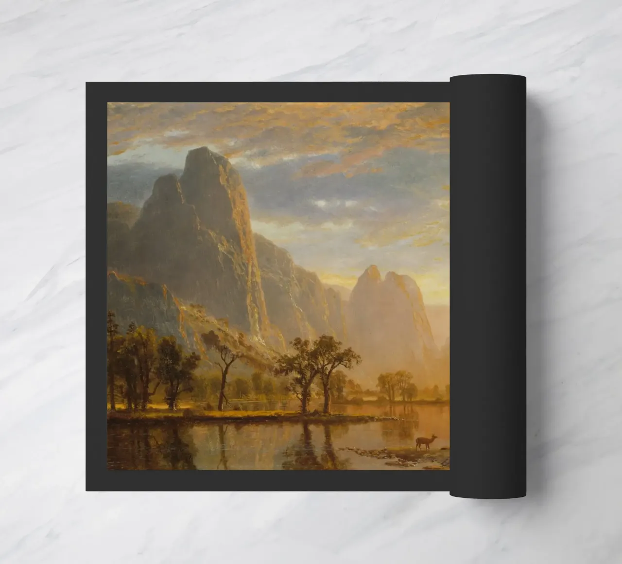 Albert Bierstadt - La valle dello Yosemite zerbino da Timeless Artworks