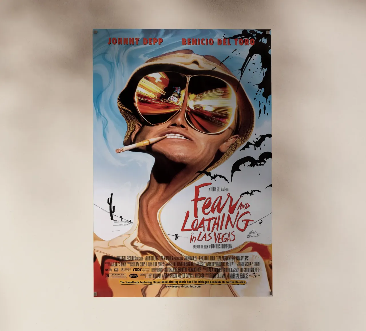 Fear and Loathing in Las Vegas pellicola backlit da Attaboy Dsgn