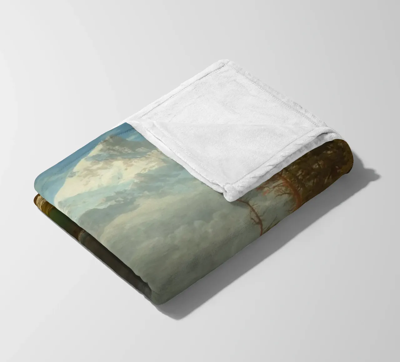 Albert Bierstadt - Monte Corcoran coperta in pile da Timeless Artworks