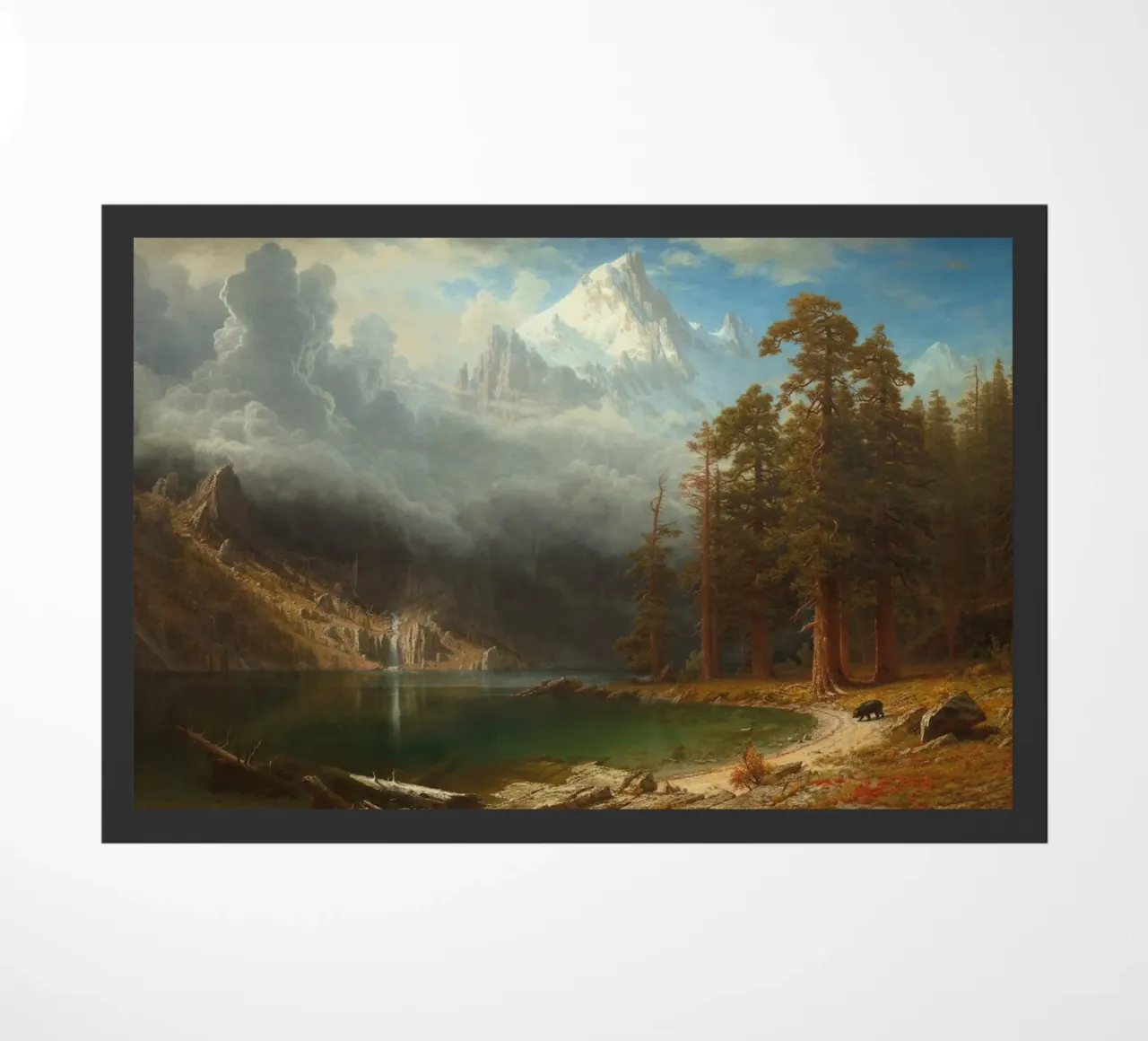 Albert Bierstadt - Monte Corcoran zerbino da Timeless Artworks