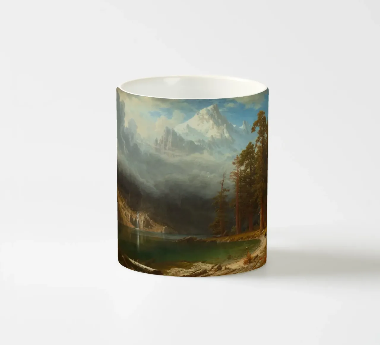 Albert Bierstadt - Monte Corcoran tazza in ceramica da Timeless Artworks