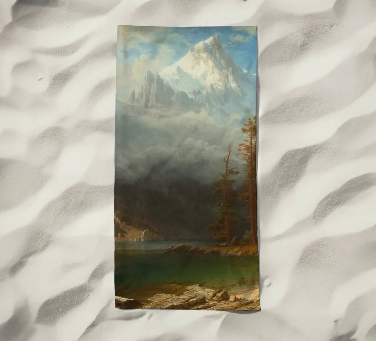 Albert Bierstadt - Monte Corcoran telo mare da Timeless Artworks