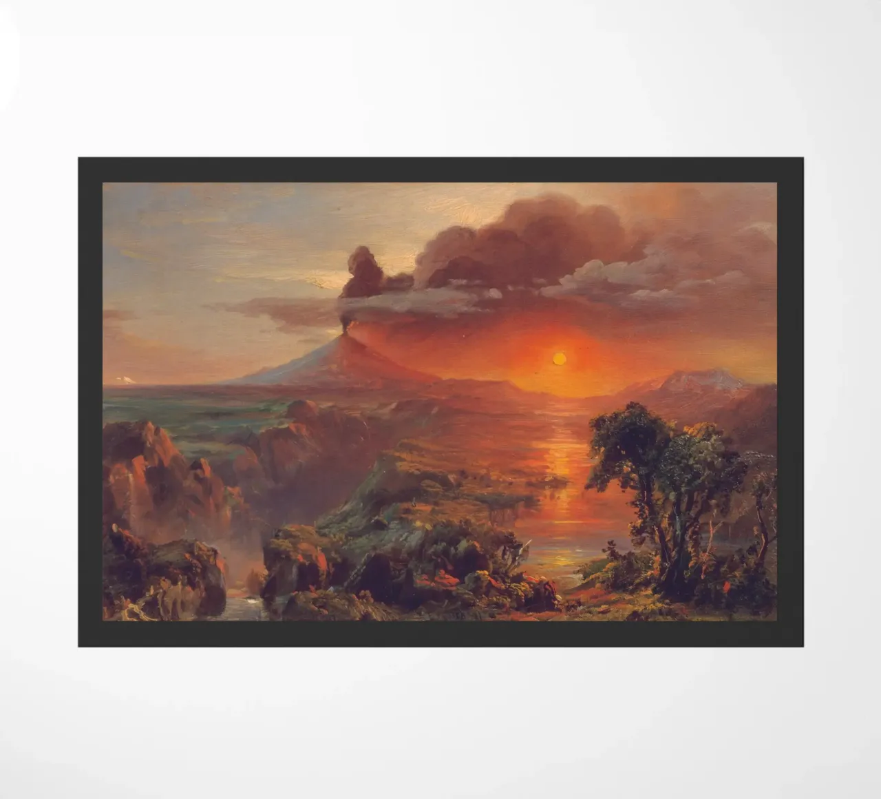 Chiesa di Frederic Edwin - Cotopaxi zerbino da Timeless Artworks