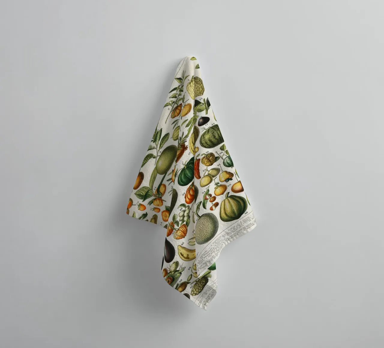 fruits and vegetables asciugamano da bagno da vintageshop