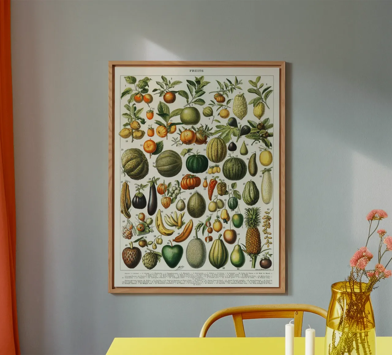fruits and vegetables alluminio dibond da vintageshop