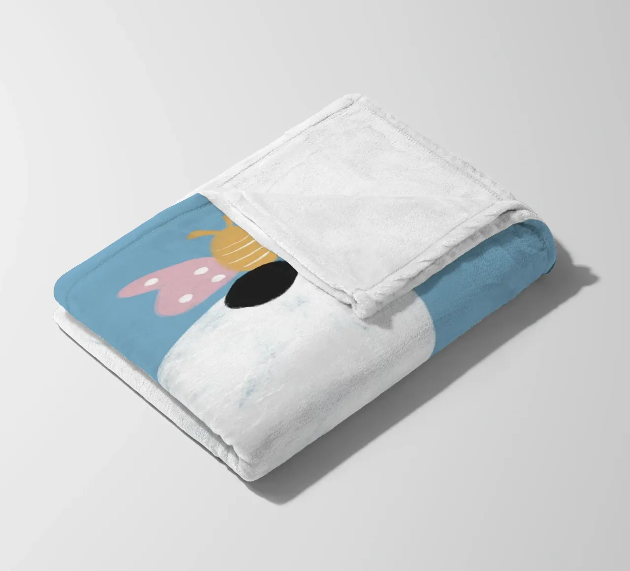 Dalmatiner und Schmetterling coperta in pile da BAINAI KIDS