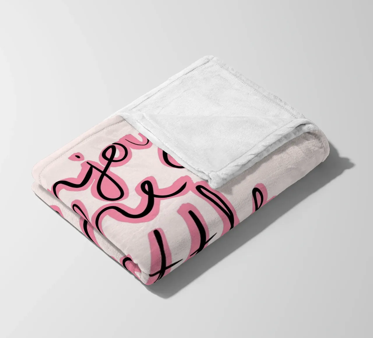 Enjoy little things rosa coperta in pile da BAINAI QUOTES
