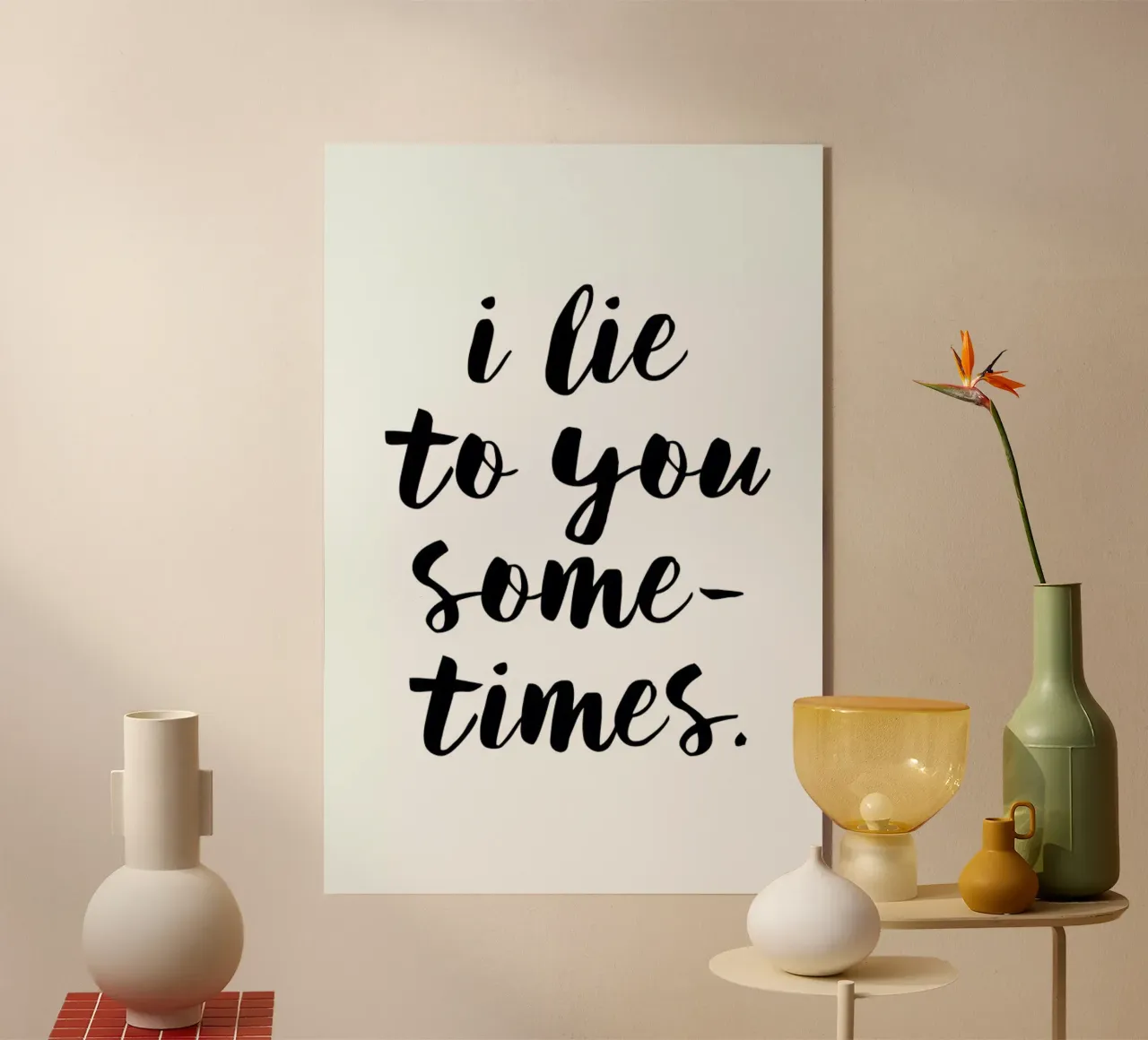 Lie plexiglass da Mottos by Sinan Saydik