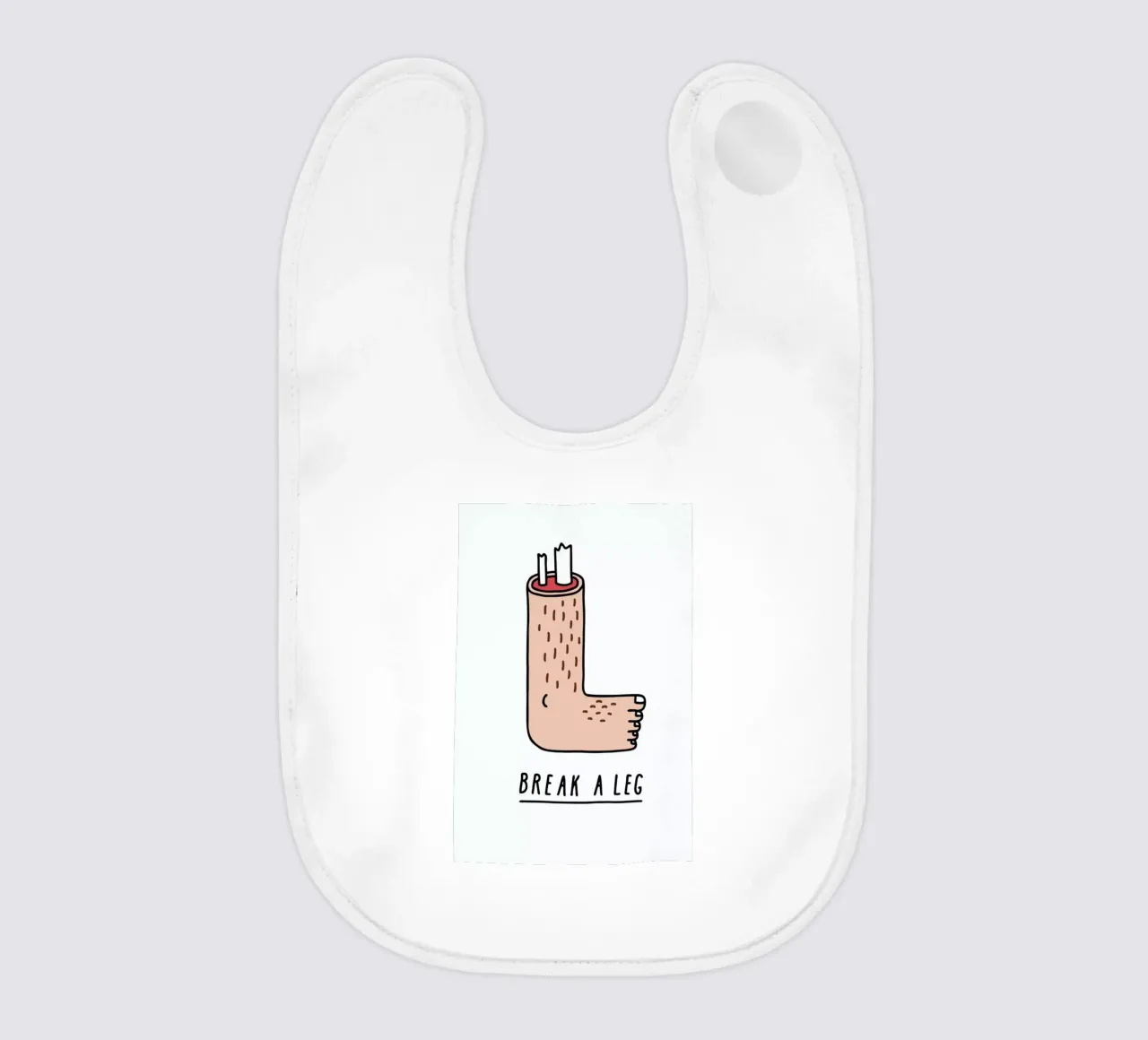 Break a Leg bavaglino da Jaco Haasbroek