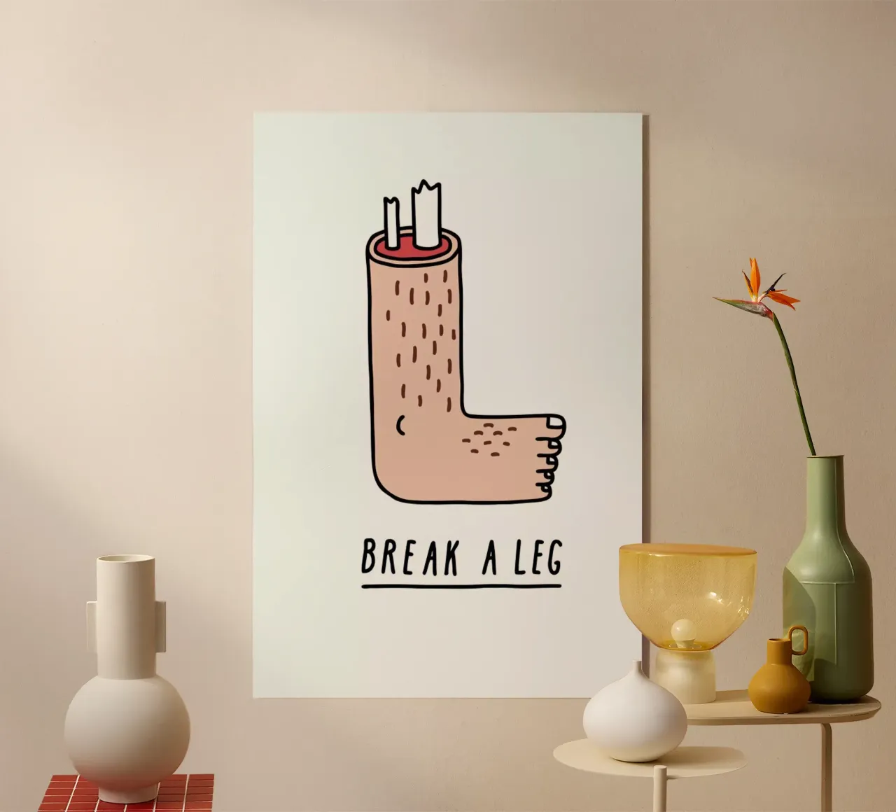 Break a Leg plexiglass da Jaco Haasbroek